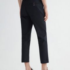 裤子男2020春季新款藏青色弹力九分裤男士商务休闲长裤潮