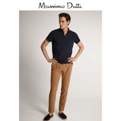 当季特惠 Massimo Dutti 男装 春夏新款双领棉质