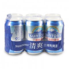 SUNTORY/三得利 啤酒 清爽拉罐 330ml*6