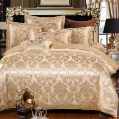 亏本清仓 欧式奢华贡缎提花四件套被套全棉床单婚庆床品4件套特价