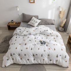 罗兰生活全棉被芯春秋被子加厚 纯棉薄被芯单双人2米羽丝绒棉被冬