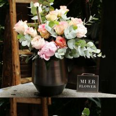 进口帝王芍药玫瑰花鲜花速递橘梗花束广州深圳北京上海同城专人送